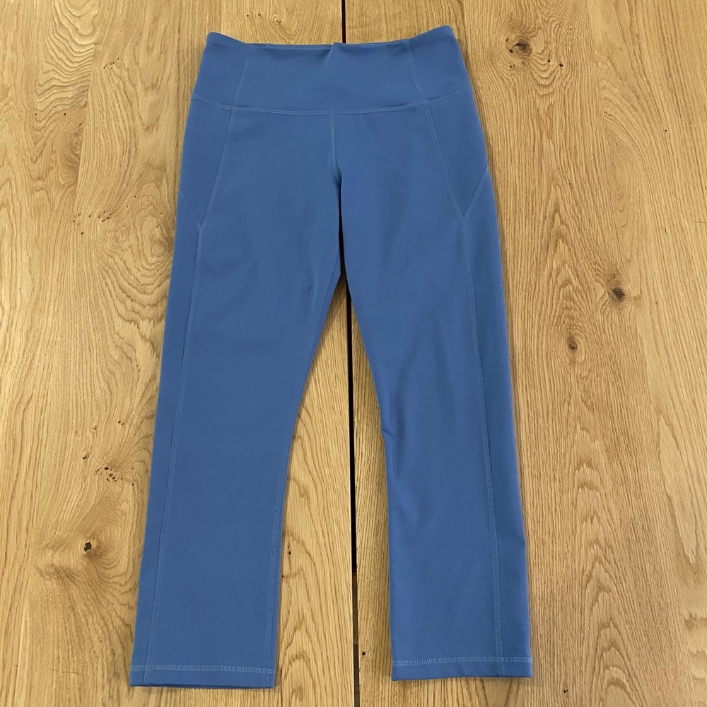 Under Armour Reflect High Rise Crop Blue Legging Women's Size Medium